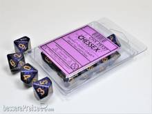 Chessex CHX25137 - Speckled® Golden Cobalt Set of Ten d10s
