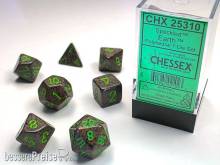 Chessex Würfel CHX25310 - Earth™ Speckled Polyhedral 7-Die Sets