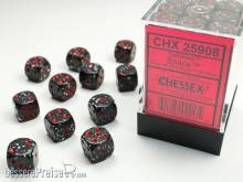 Chessex Würfel CHX25908 - Space™ Speckled 12mm d6 with pips Dice Blocks™ (36 Dice)