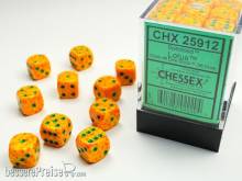 Chessex Würfel CHX25912 - Lotus™ Speckled 12mm d6 with pips Dice Blocks™ (36 Dice)