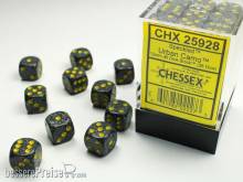Chessex Würfel CHX25928 - Urban Camo™ Speckled 12mm d6 with pips Dice Blocks™ (36 Dice)