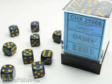 Chessex Würfel CHX25966 - Twilight™ Speckled 12mm d6 with pips Dice Blocks™ (36 Dice)