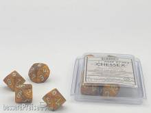 Chessex Würfel CHX27303 - Glitter Polyhedral Gold/silver Signature™ Polyhedral Ten d10 Sets