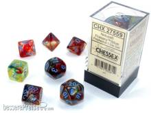Chessex CHX27559 - Nebula TM Primary/blue Luminary 7-Die Set