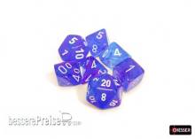 Chessex CHX27567 - Nebula® Polyhedral Aura/white Luminary 7-Die Set