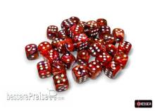 Chessex CHX27943 - Festive® 12mm d6 Symphony/white Dice Block (36 dice)