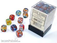Chessex CHX27959 - Nebula TM 12mm d6 Primary/blue Luminary Dice Block? (36 dice)