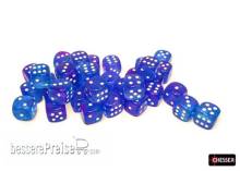 Chessex CHX27967 - Nebula® 12mm d6 Aura/white Luminary Dice Block (36 dice)