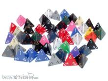 Chessex Würfel CHX29404 - Bag of 50 Assortment Loose Opaque Polyhedral d4 Dice