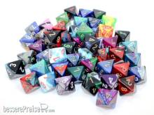 Chessex Würfel CHX29508 - Bag of 50 Assortment Loose Gemini™ Polyhedral d8 Dice