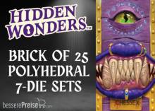 Chessex CHX38000B - Hidden Wonders Brick of 25 Mystery Polyhedral 7-Die Sets