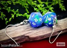 Chessex CHX54209 - Hook Earrings/Ohrringe Festive® Waterlily Mini-Poly d20 Pair