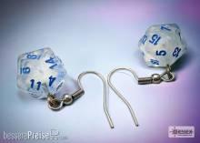 Chessex CHX54211 - Hook Earrings/Ohrringe Borealis® Icicle Mini-Poly d20 Pair