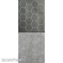 Chessex CHX97680 - Megamat® 1” Reversible Black-Grey Hexes (34½” x 48” Playing Surface)
