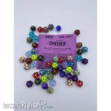Chessex CHXLE917 - Bag of 50™ Assorted loose Mini-Polyhedral d20s