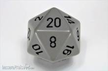Chessex Würfel CHXXQ2010 - Opaque 34mm d20 Dark Grey/black Dice