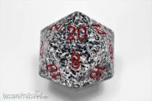 Chessex Würfel CHXXS2030 - Granite™ Speckled 34mm 20-Sided Dice