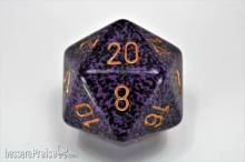 Chessex Würfel CHXXS2064 - Hurricane™ Speckled 34mm 20-Sided Dice