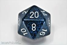 Chessex Würfel CHXXS2091 - Stealth™ Speckled 34mm 20-Sided Dice