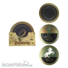 Cinereplicas CR4150 - Herr der Ringe Untersetzer 4er-Pack