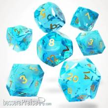 Glassstaff CSDCB43CRSLX - Crysalix Sharp Edge Resin RPG Dice Set