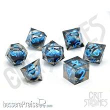 Glassstaff CSDCE7WTRGAZE - Water Dragons Gaze Floating Eye RPG Dice Set