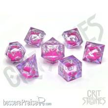 Glassstaff CSDCL19CHRYCRRNT - Chery Current Liquid Core RPG Dice Set