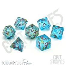 Glassstaff CSDCL23AQUASTRA - Aqua Astra Liquid Core RPG Dice Set