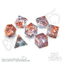 Glassstaff CSDCL37SERAREV - Seraphic Reverie Liquid Core RPG Dice Set