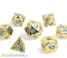 Glassstaff CSDCM100DVNTNBND - Divinity Unbound Metal RPG Dice Set