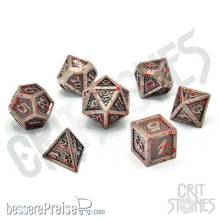 Glassstaff CSDCM10GLDATOR - The Gladiator Metal RPG Dice Set