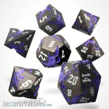 Glassstaff CSDCM112NCTRNMDRCN - Nocturnum Dracona Metal RPG Dice Set