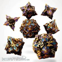 Glassstaff CSDCM113CLSTLLY - Celestial Alloy Metal RPG Dice Set