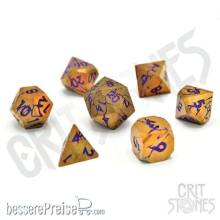 Glassstaff CSDCM28SHTRDSGLS - Shattered Sigils Metal RPG Dice Set