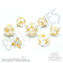 Glassstaff CSDCM40DVNDCREE - Divine Decree Metal RPG Dice Set