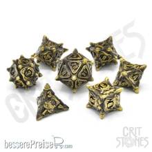 Glassstaff CSDCM44BLLWFND - Bellow Fiend Metal RPG Dice Set