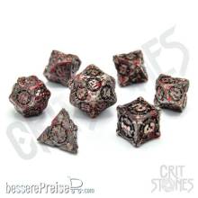 Glassstaff CSDCM45BRBRCBST - Barbaric Beast Metal RPG Dice Set