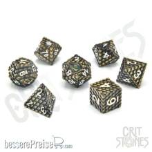 Glassstaff CSDCM55DRDXZIUS - Drudaxizius Metal RPG Dice Set