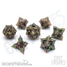 Glassstaff CSDCM74LFNWDS - Elfan Woods Metal RPG Dice Set
