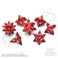 Glassstaff CSDCM76BNSNFRNO - Banes Inferno Metal RPG Dice Set