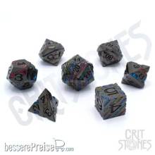 Glassstaff CSDCM81ELYSIANTRLS - Elysian Trails Metal RPG Dice Set