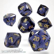 Glassstaff CSDCS26AMTHSTMARCN - Amethystum Arcana Glass RPG dice set