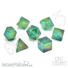 Glassstaff CSDCS8ORACOATH - Oracles Oath Glass RPG Dice Set