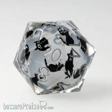 Glassstaff CSMDL14MWGCSTN - Meowgic Stone 33mm Liquid Core D20