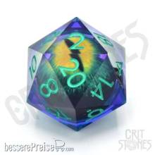Glassstaff CSMDL9FRSTDRGNGZE - Forest Dragons Gaze 33mm Floating Eye D20
