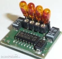 Dietz Elektronik D-FEUER III - Zusatzplatine Flacker-Feuer, neue kleine Ausführung