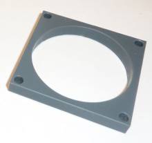 Dietz Elektronik D-PBX-APQ - Adapterplatte 40x40mm für Profi-Soundbox