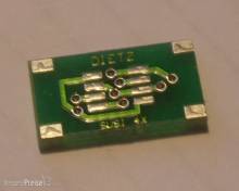 Dietz Elektronik D-SUSI-4X - Teile-Bausatz Adapterplatte mit 4x Anschluss SUSI