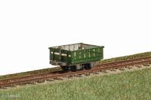 Peco DM32 - Hudson 4-Rad-Holzwagen mit offener Klapptür und offenem Wagen