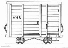 Peco DM50 - Welsh Highland Rly Goods Brake Van